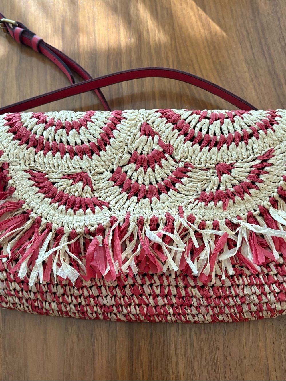 Patricia Nash Woven Fringe Crossbody